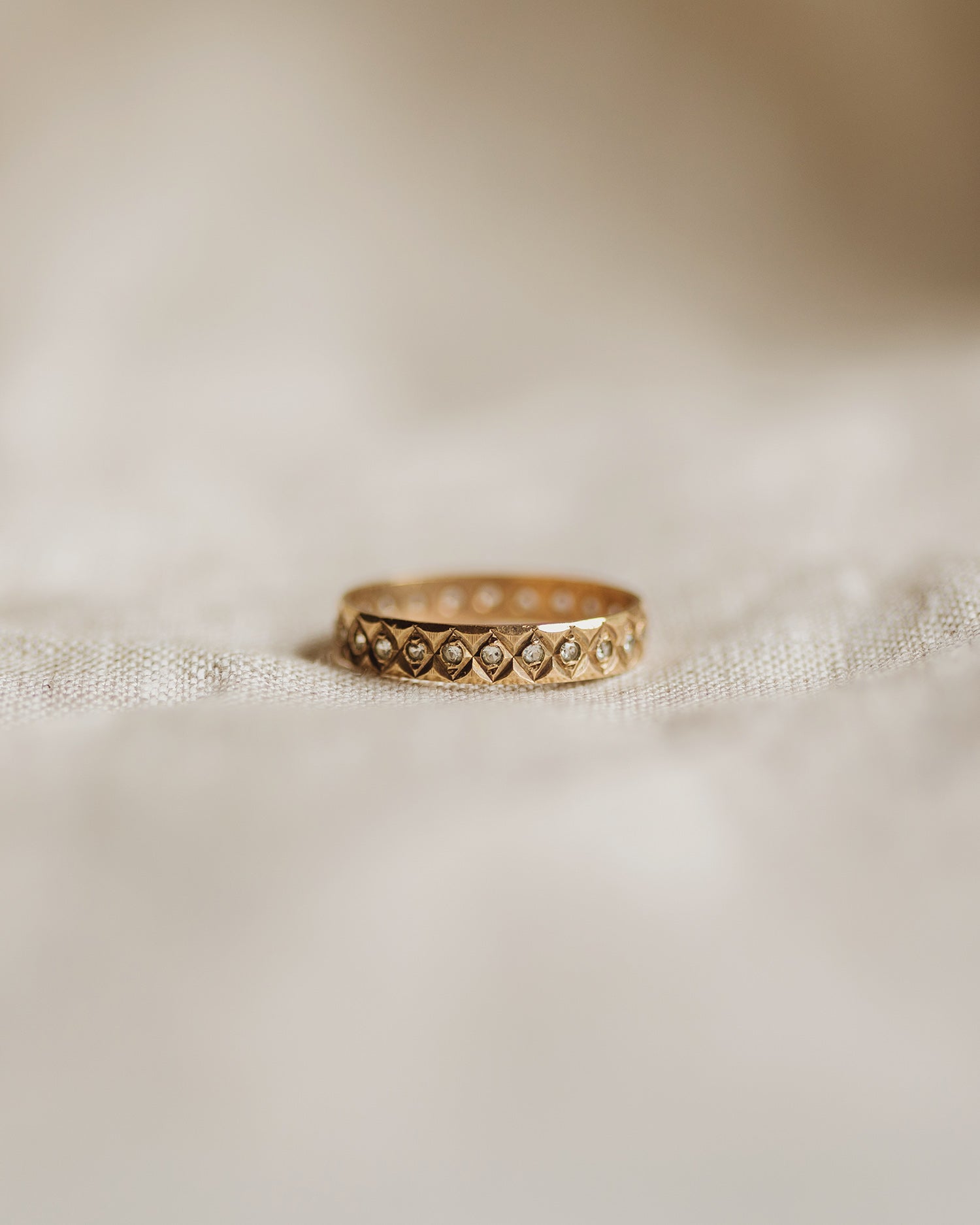 Image of Vera 9ct Gold Full Eternity Ring