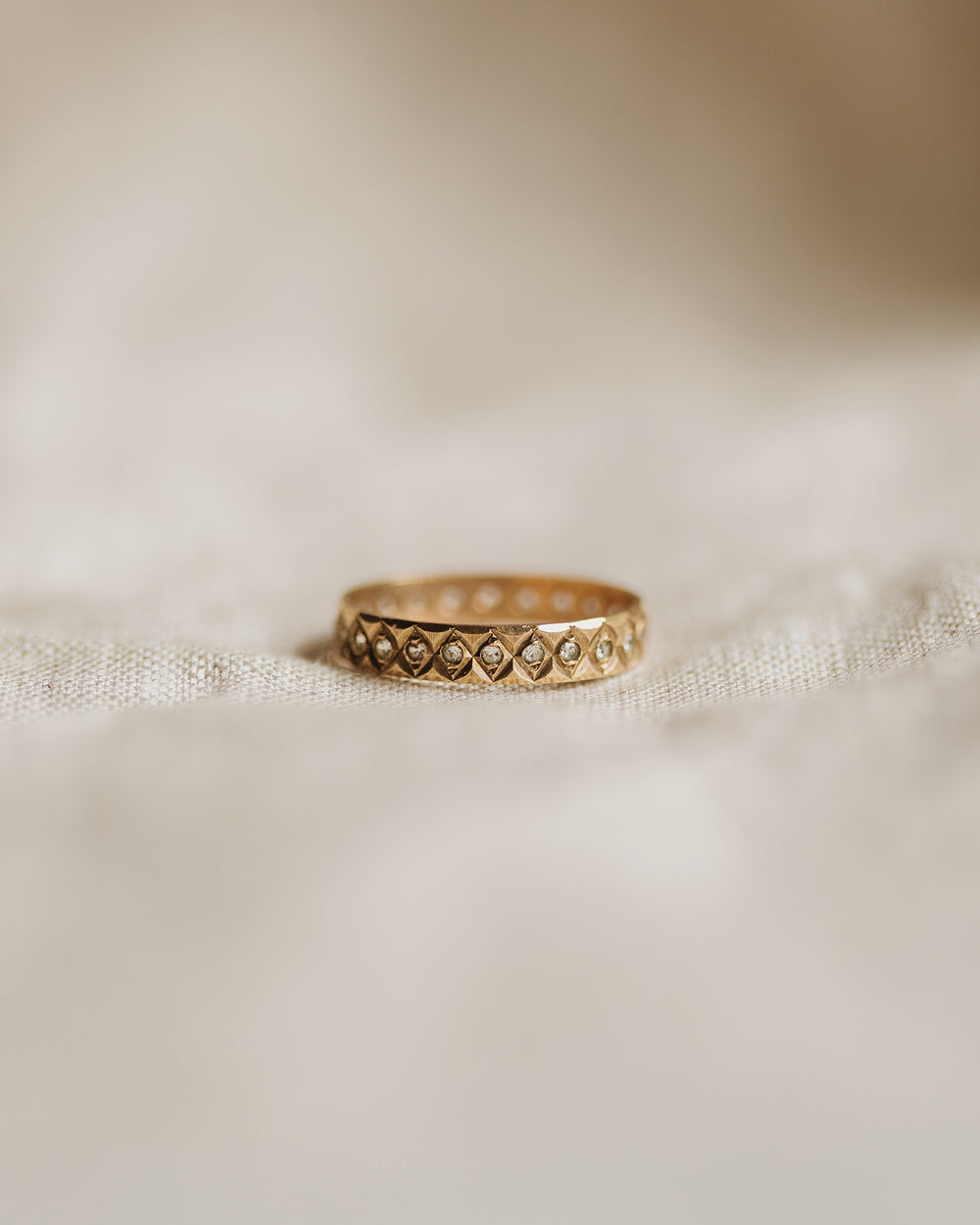 Vera 9ct Gold Full Eternity Ring