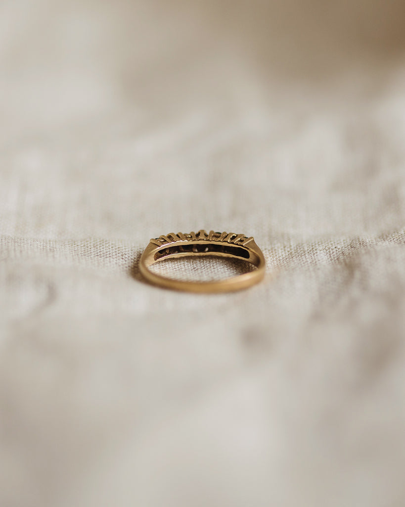 Joan 9ct Gold Sapphire & Diamond Ring