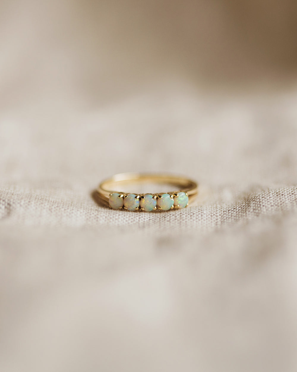 Winifred 14ct Gold Opal Ring