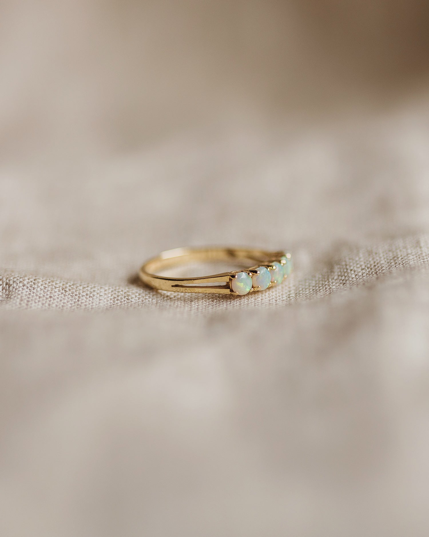 Winifred 14ct Gold Opal Ring