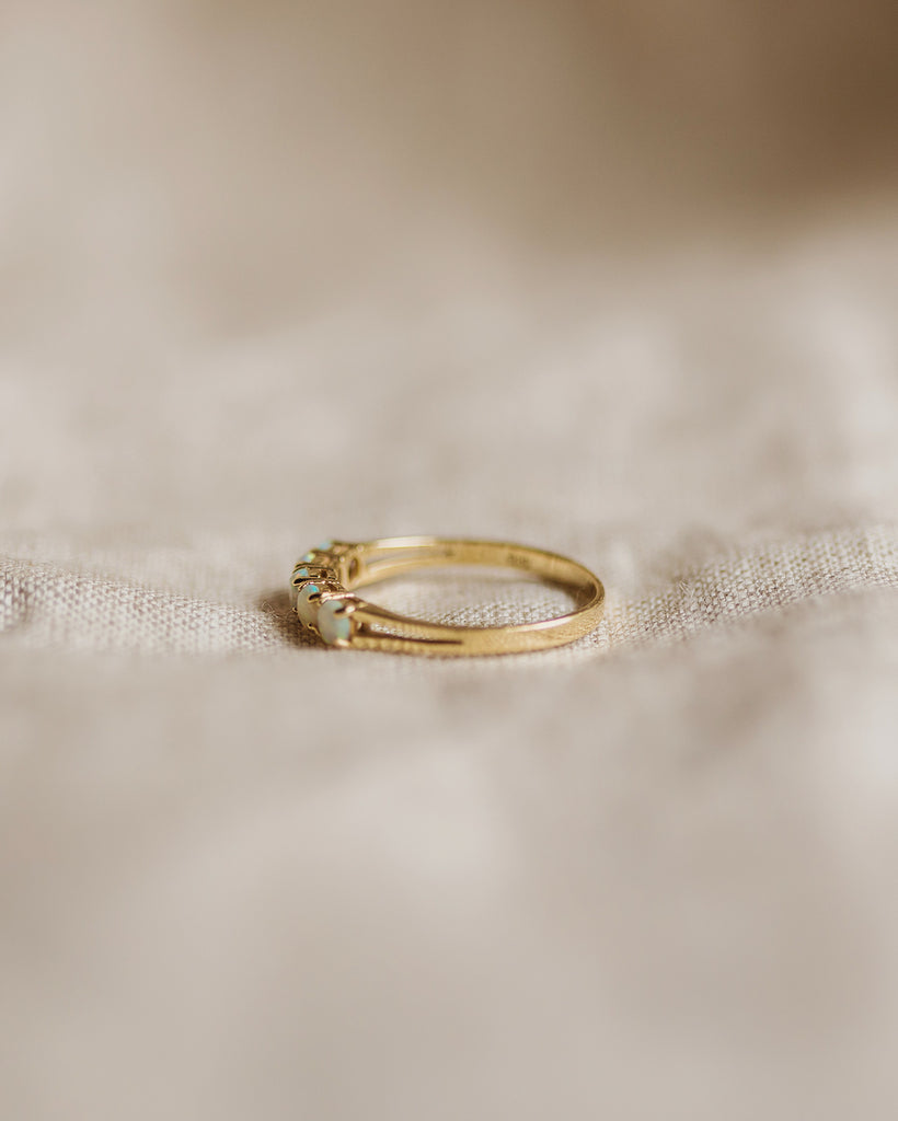 Winifred 14ct Gold Opal Ring
