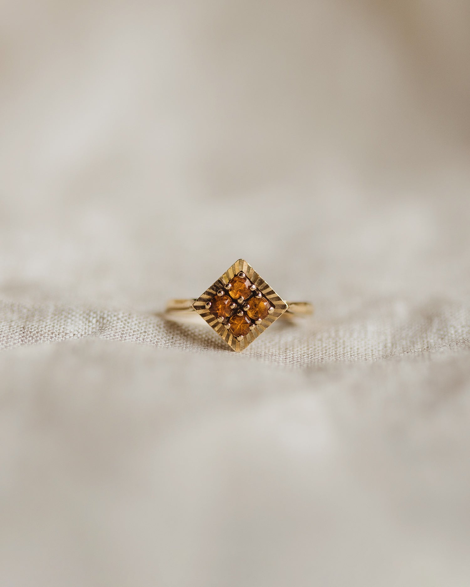 Image of Carmella 9ct Gold Citrine Ring