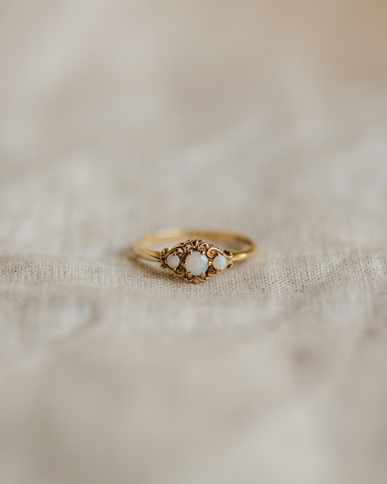 Image of Billie 9ct Gold Opal Ring