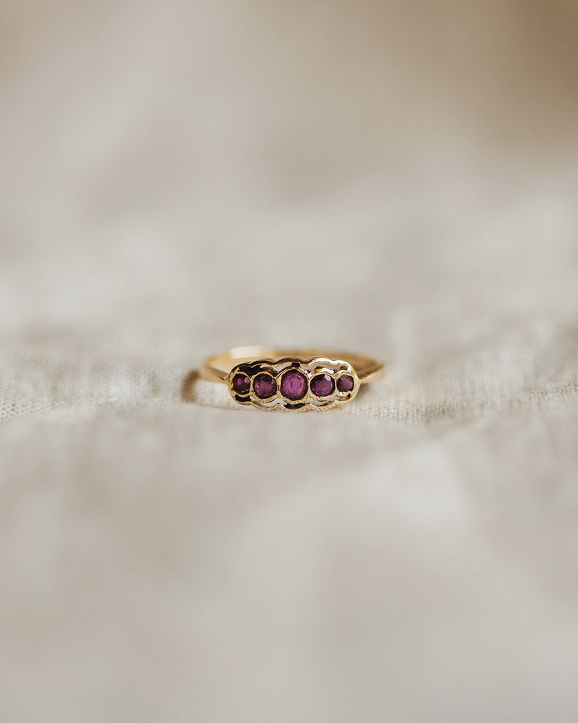Thomasina 9ct Gold Ruby Ring