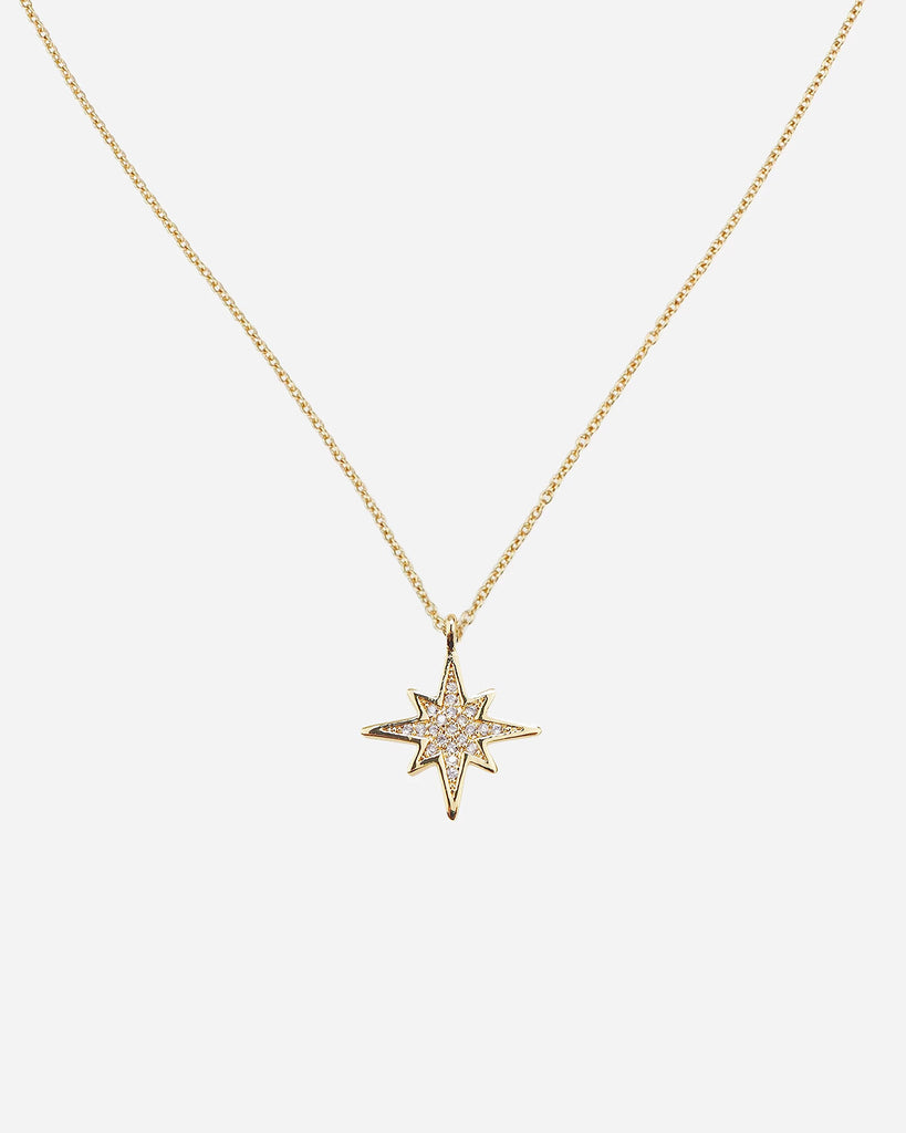 Bette Delicate Pavé Star Necklace