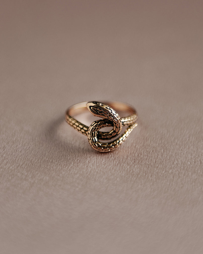 Sunday Gold Vermeil Snake Ring