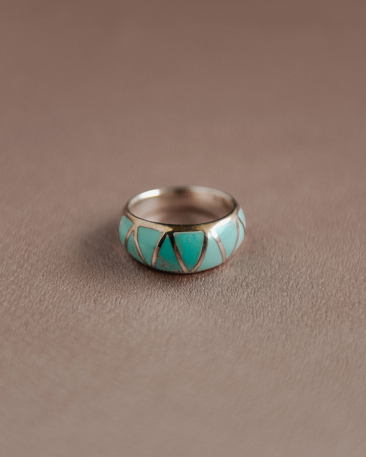 Image of Ingrid Sterling Silver Turquoise Ring