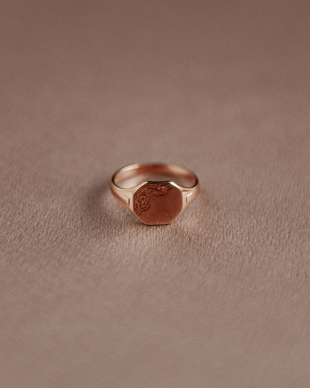 George Gold Vermeil Signet Pinky Ring