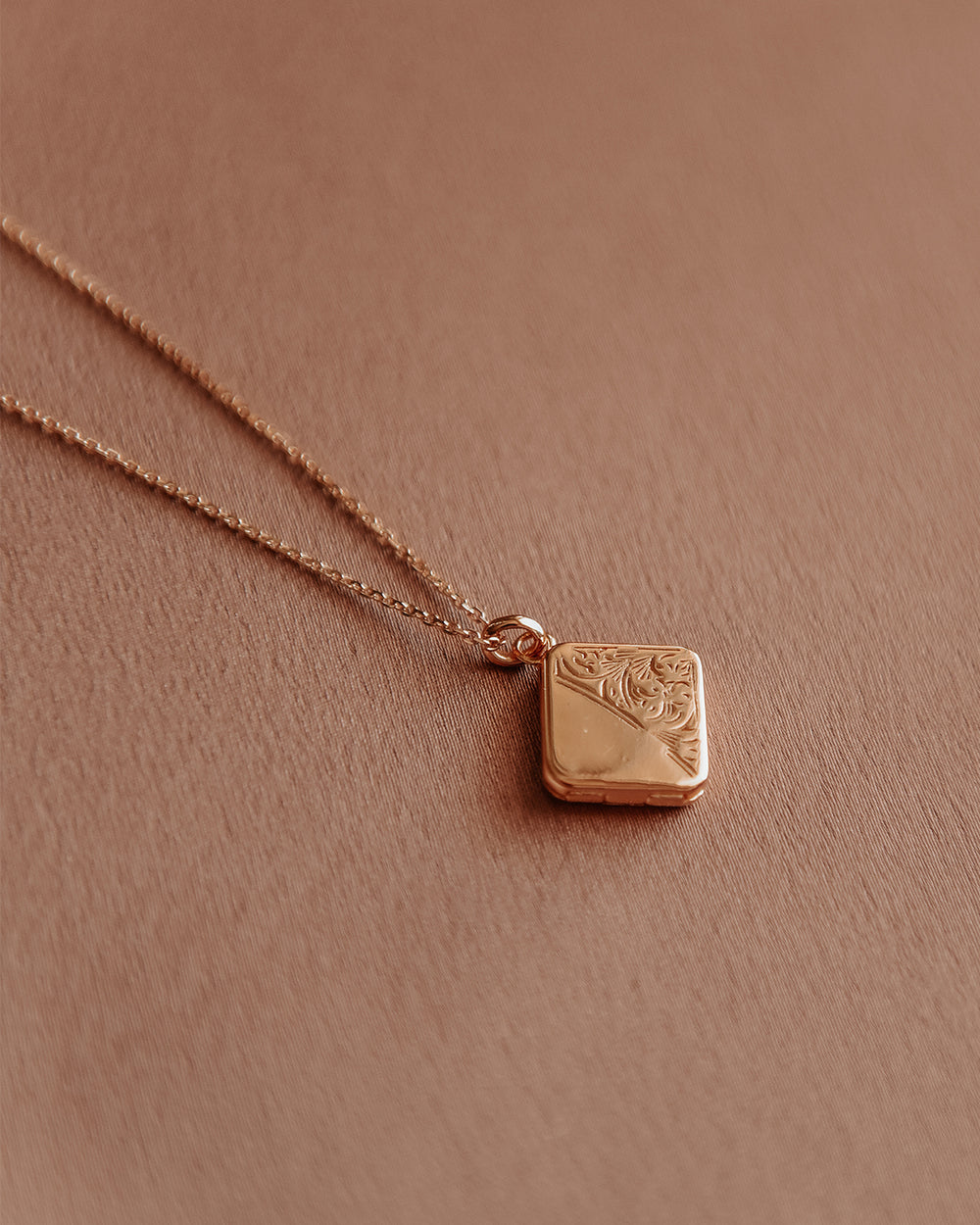 Margaret Gold Vermeil Locket Necklace