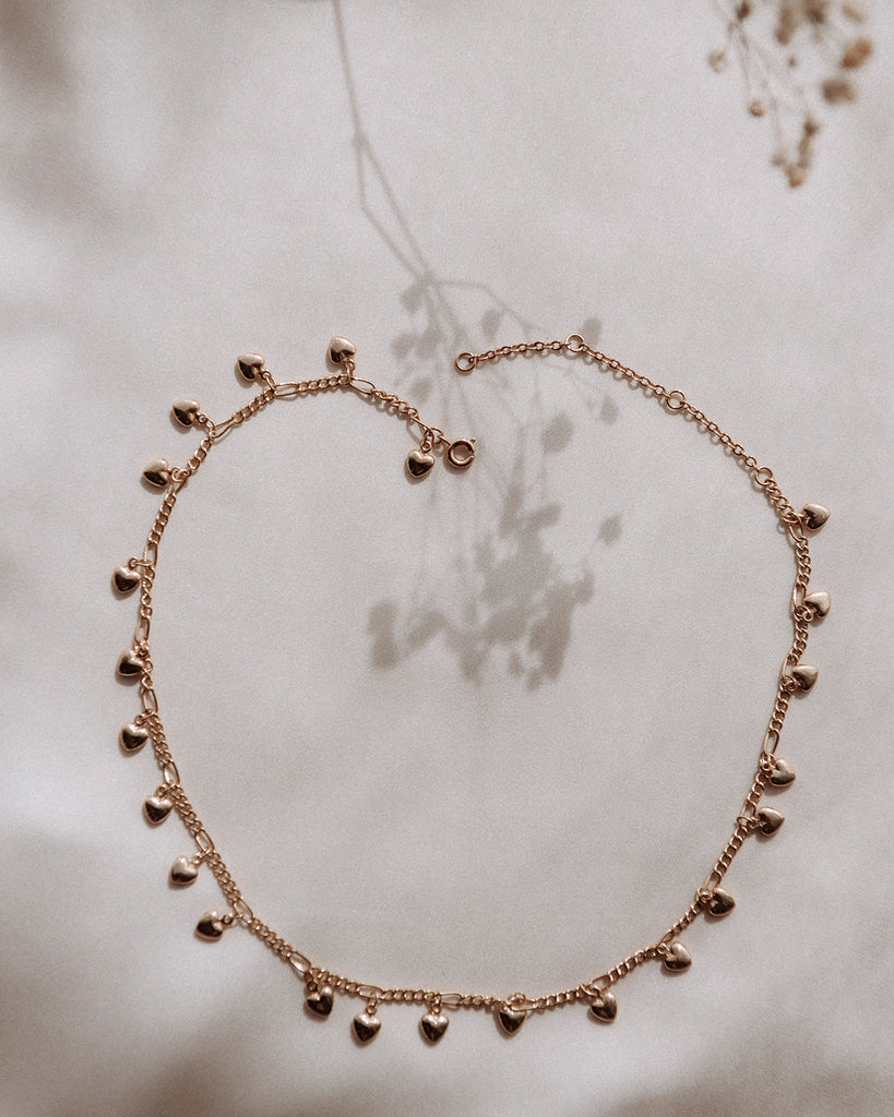 Miriam Heart Drop Necklace