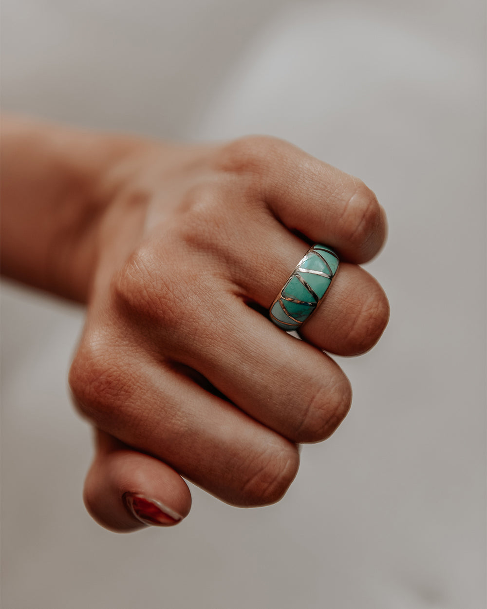 Ingrid Sterling Silver Turquoise Ring