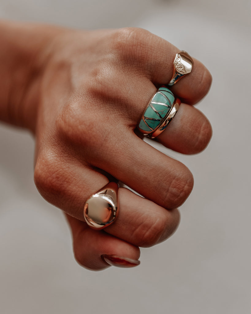 Ingrid Sterling Silver Turquoise Ring