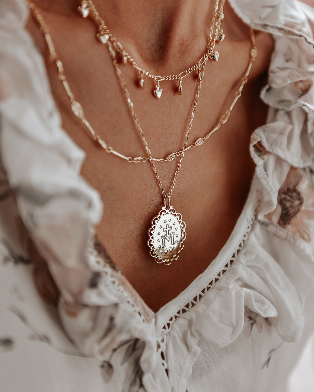 Drew Fancy Chain Necklace