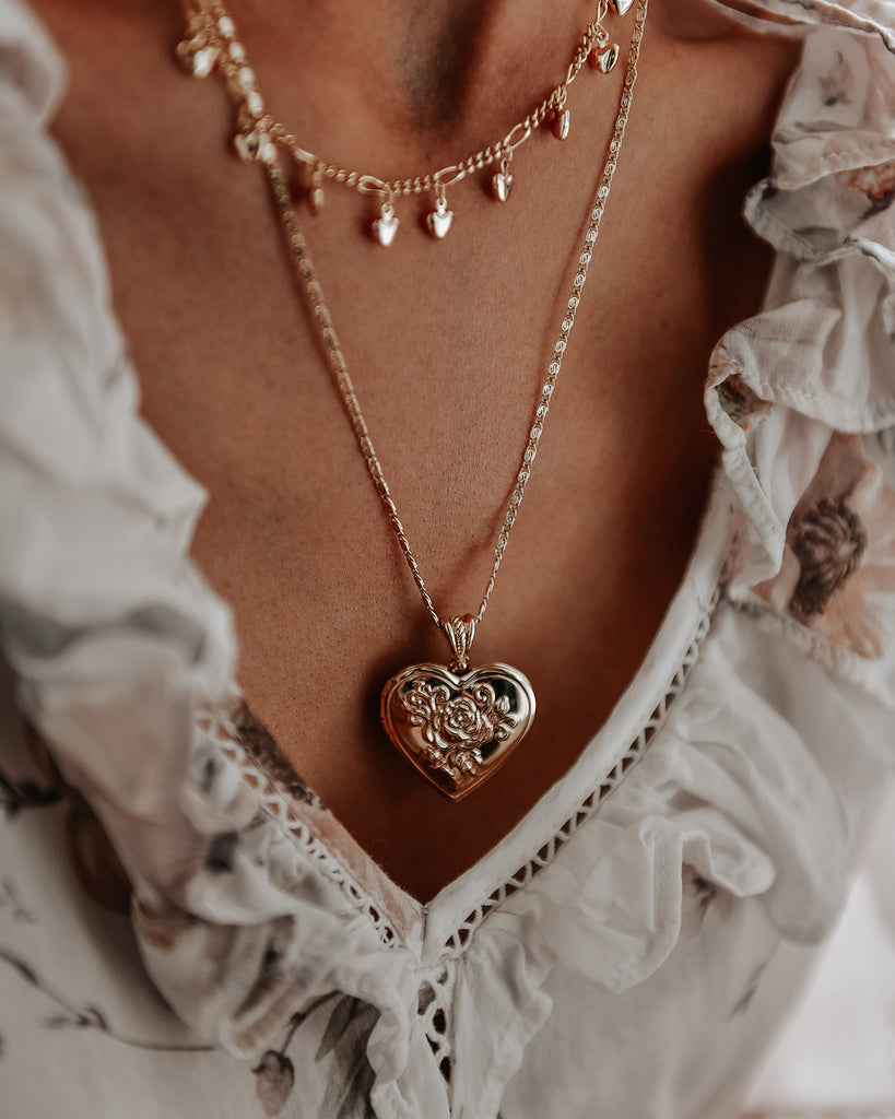 Valentina Heart Locket Necklace