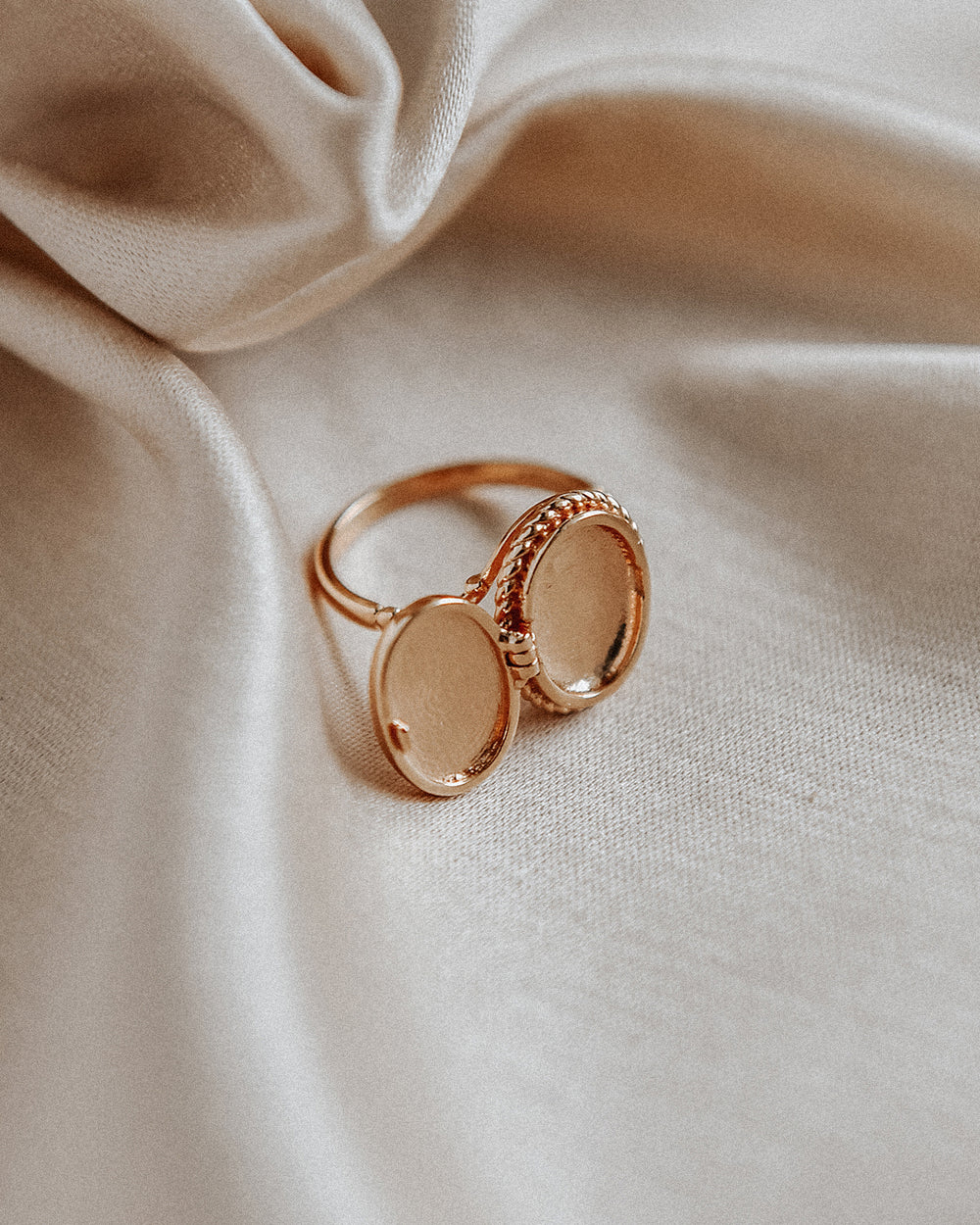 Claudia Gold Vermeil Locket Ring