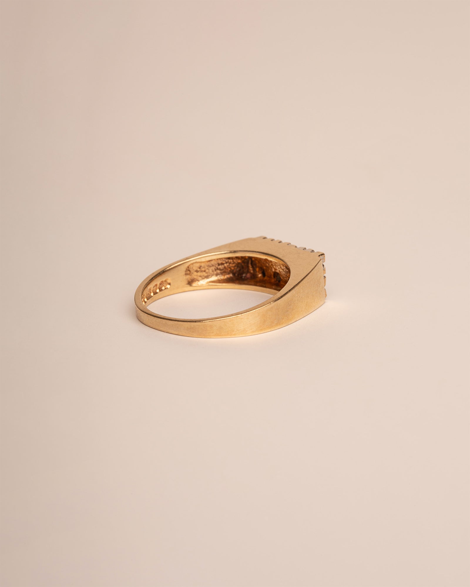 Glory 9ct Gold Sapphire & Diamond Signet Ring