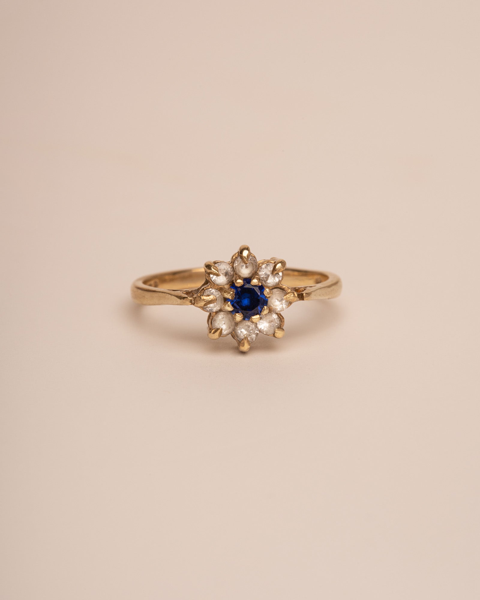 Augusta 9ct Gold Sapphire Cluster Ring