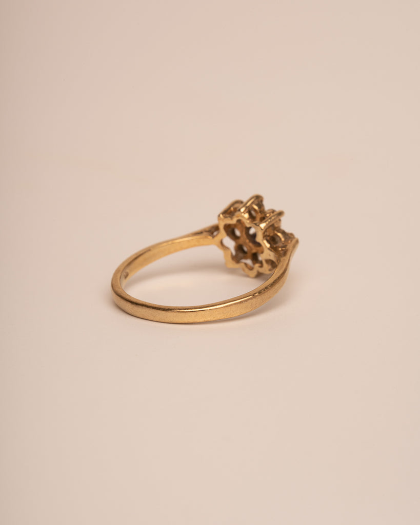 Augusta 9ct Gold Sapphire Cluster Ring