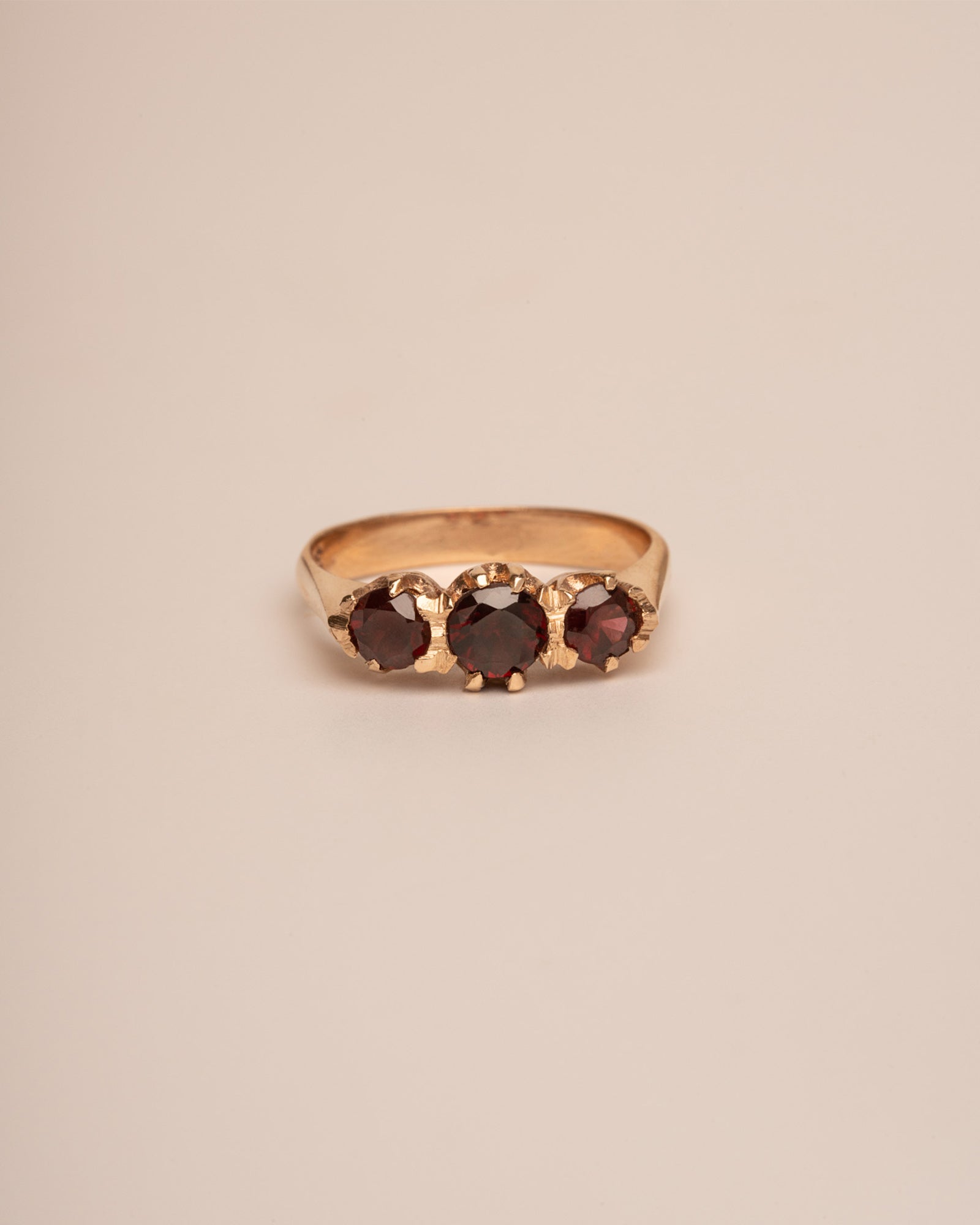 Image of Hazel 9ct Gold Garnet Ring