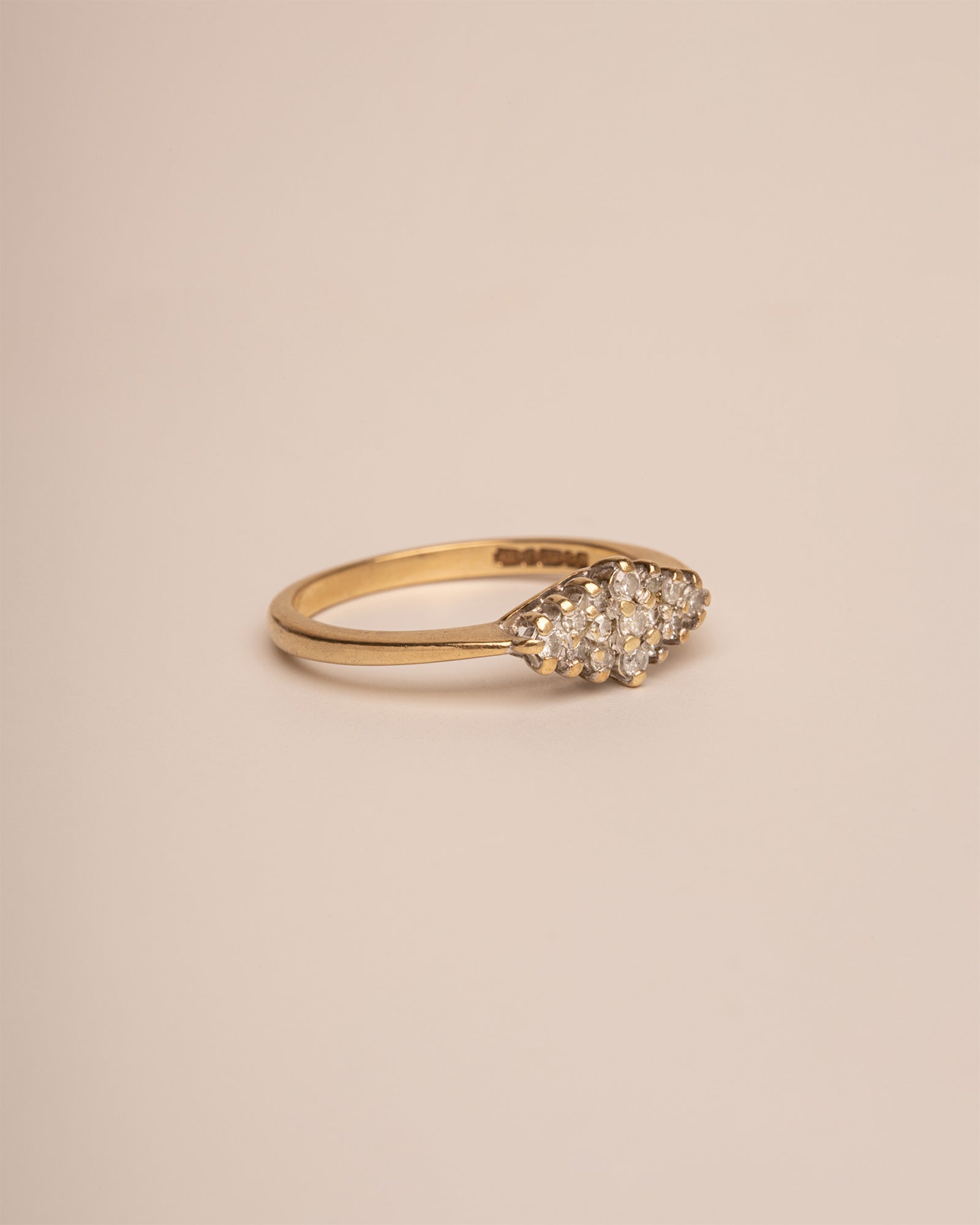 Dulce 9ct Gold Diamond Cluster Ring