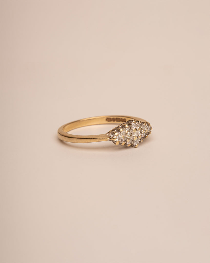 Dulce 9ct Gold Diamond Cluster Ring