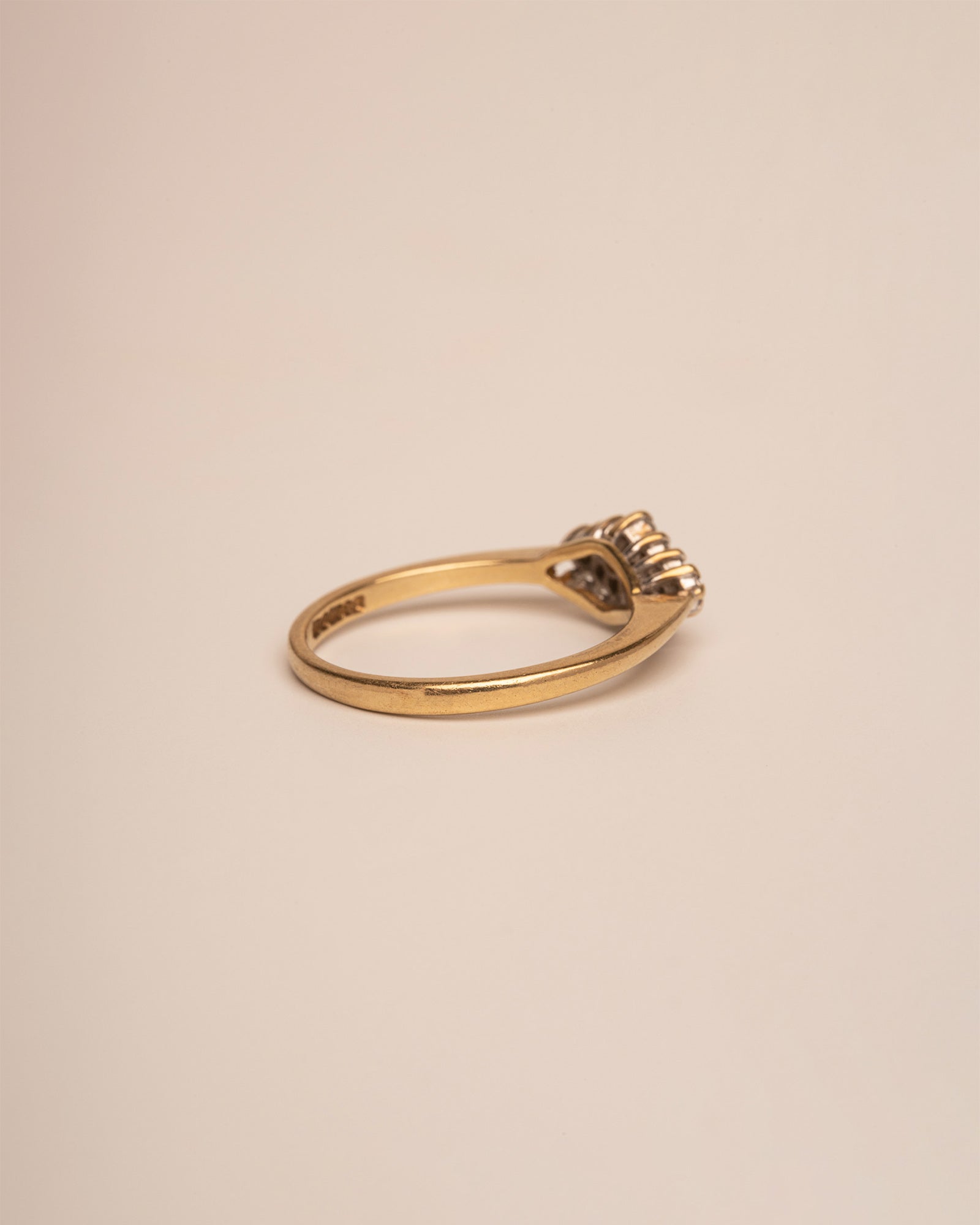 Dulce 9ct Gold Diamond Cluster Ring