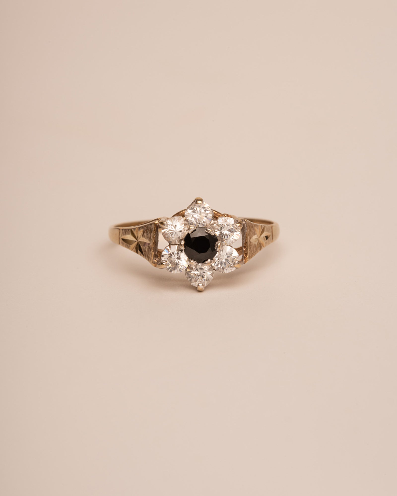 Harriet 9ct Gold Sapphire Cluster Ring