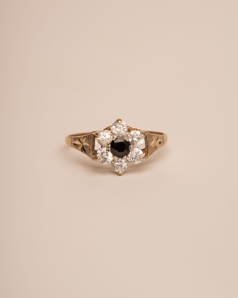 Harriet 9ct Gold Sapphire Cluster Ring
