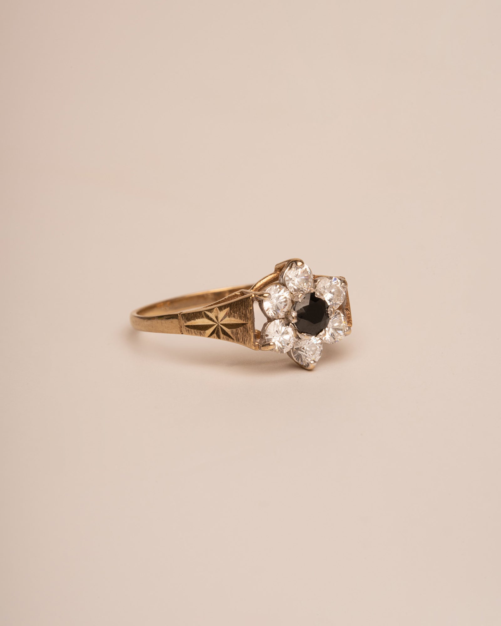 Harriet 9ct Gold Sapphire Cluster Ring
