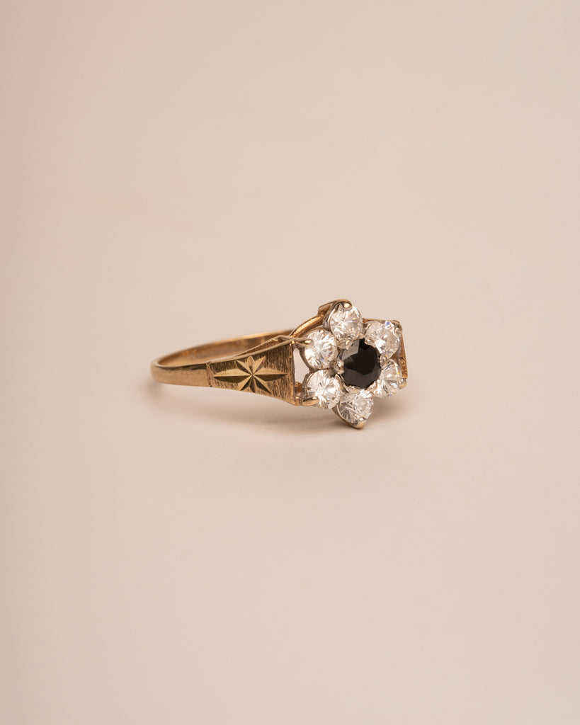 Harriet 9ct Gold Sapphire Cluster Ring