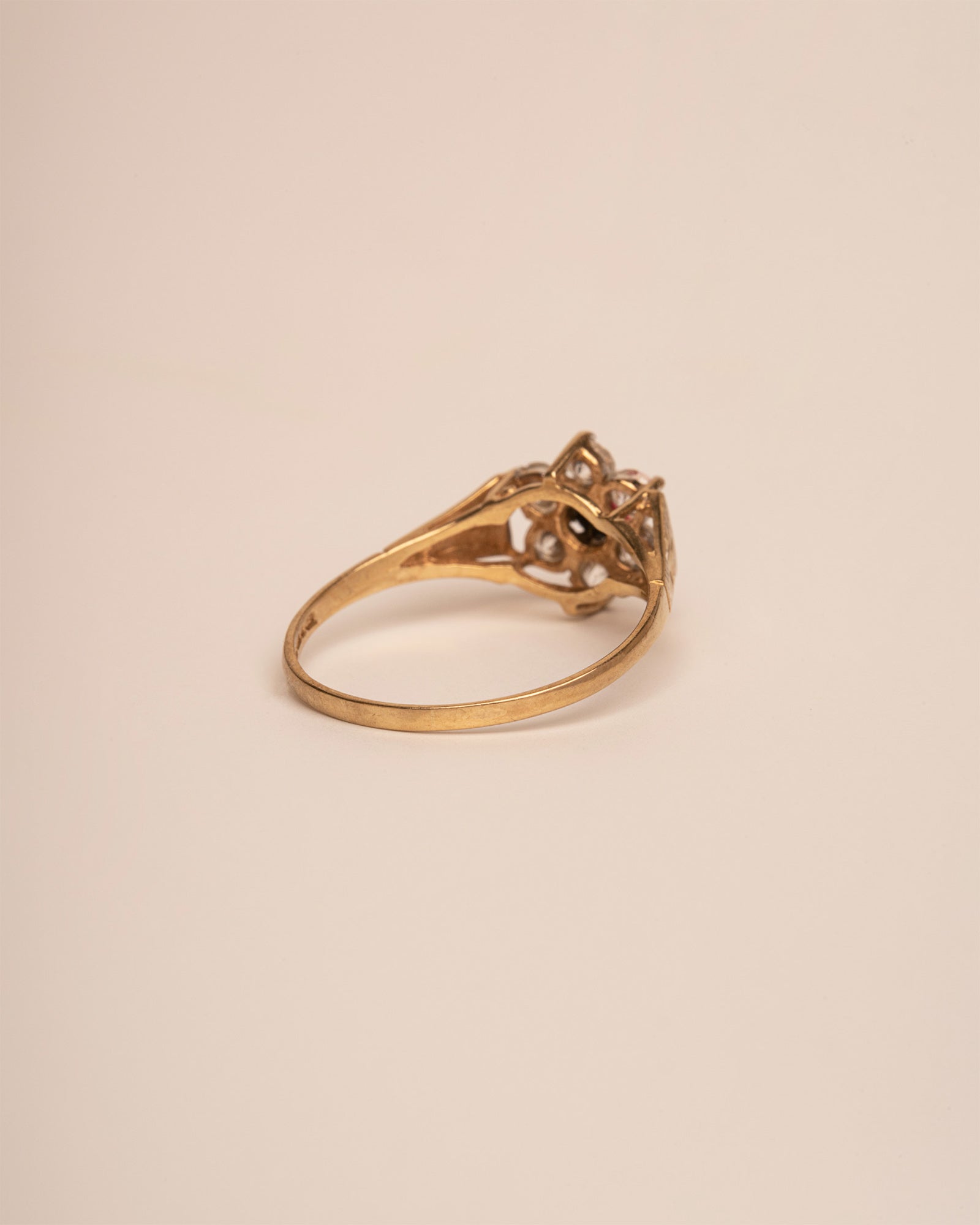Harriet 9ct Gold Sapphire Cluster Ring