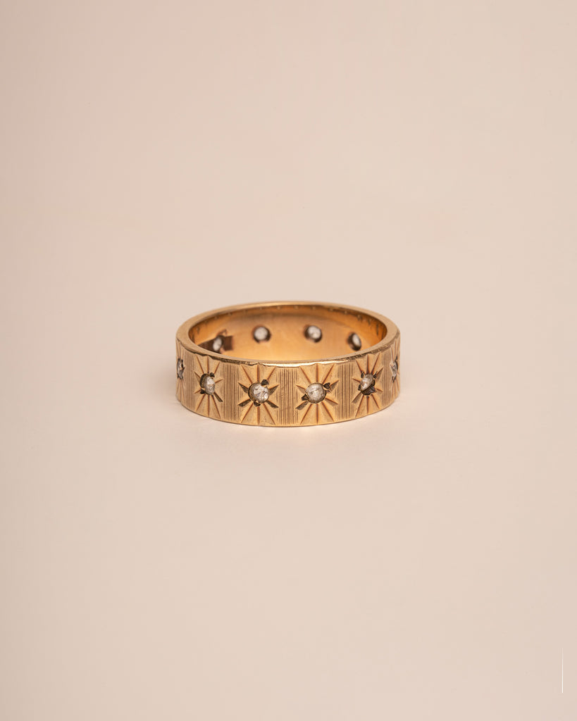 Adah 9ct Gold Eternity Ring