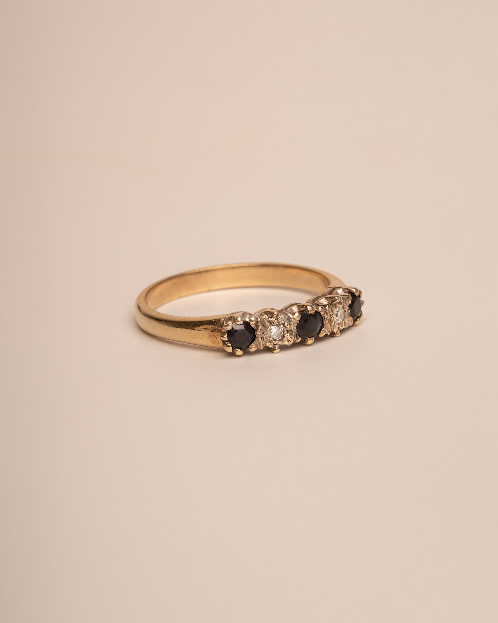Francine 9ct Gold Sapphire & Diamond Ring