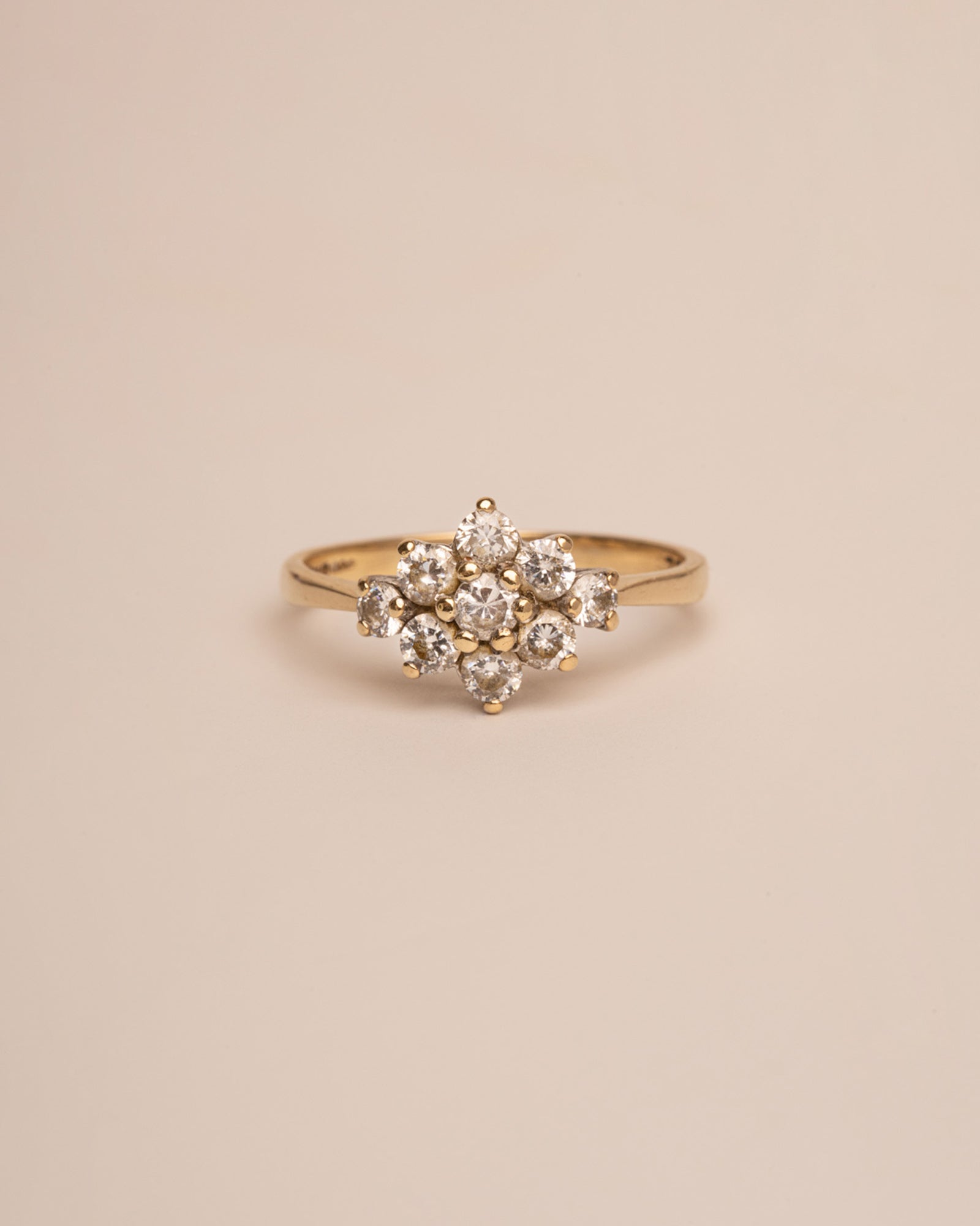 Image of Imogen 9ct Gold Cluster Ring