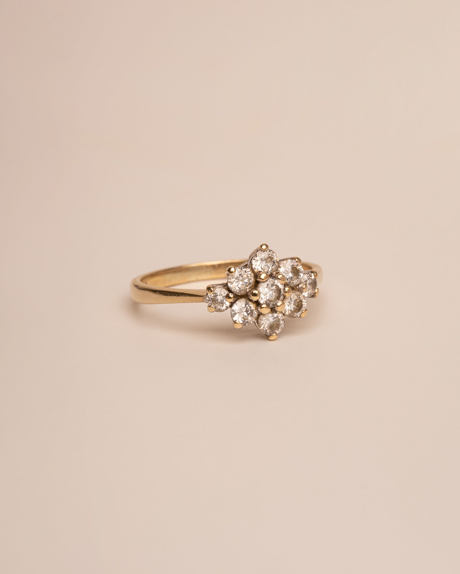 Imogen 9ct Gold Cluster Ring