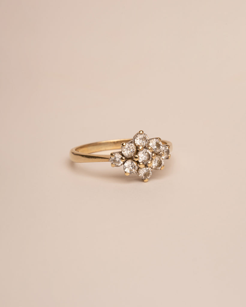 Imogen 9ct Gold Cluster Ring