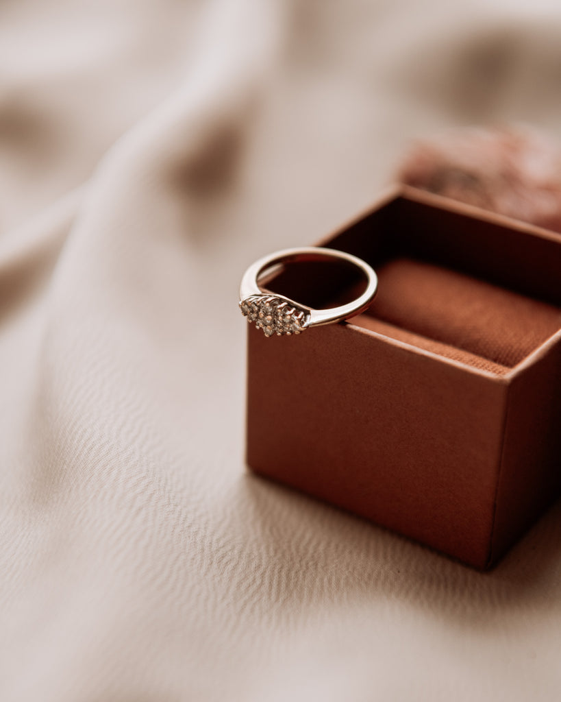 Dulce 9ct Gold Diamond Cluster Ring
