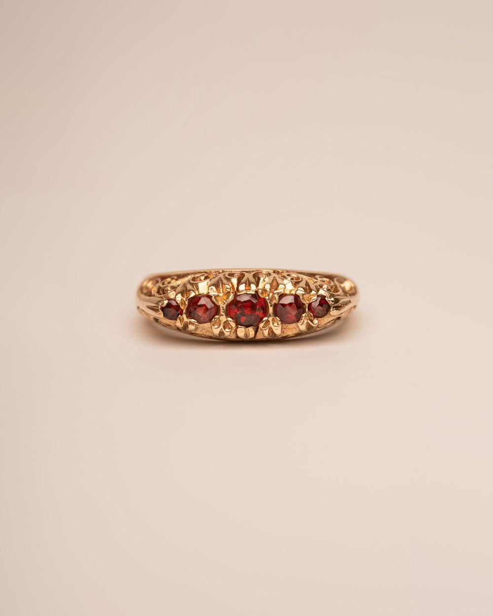 Lavinia 9ct Gold Garnet Ring