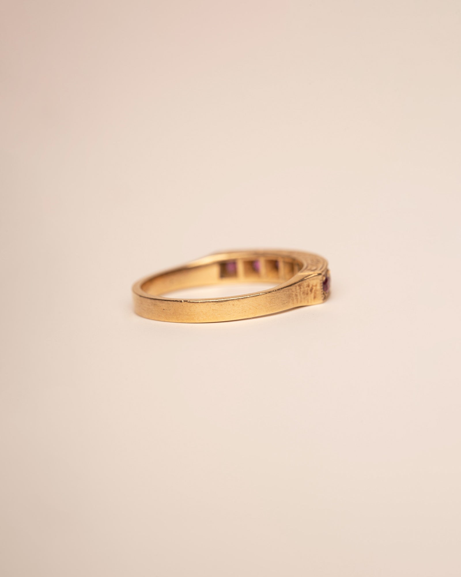 Mamie 9ct Gold Ruby Half Eternity Ring