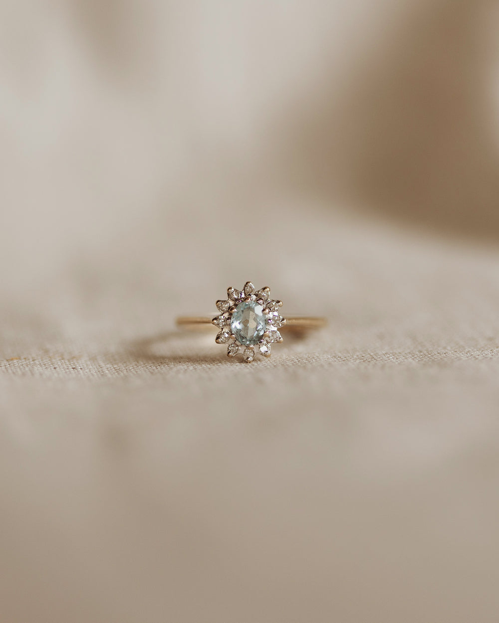 Annmarie 9ct Gold Aquamarine Ring