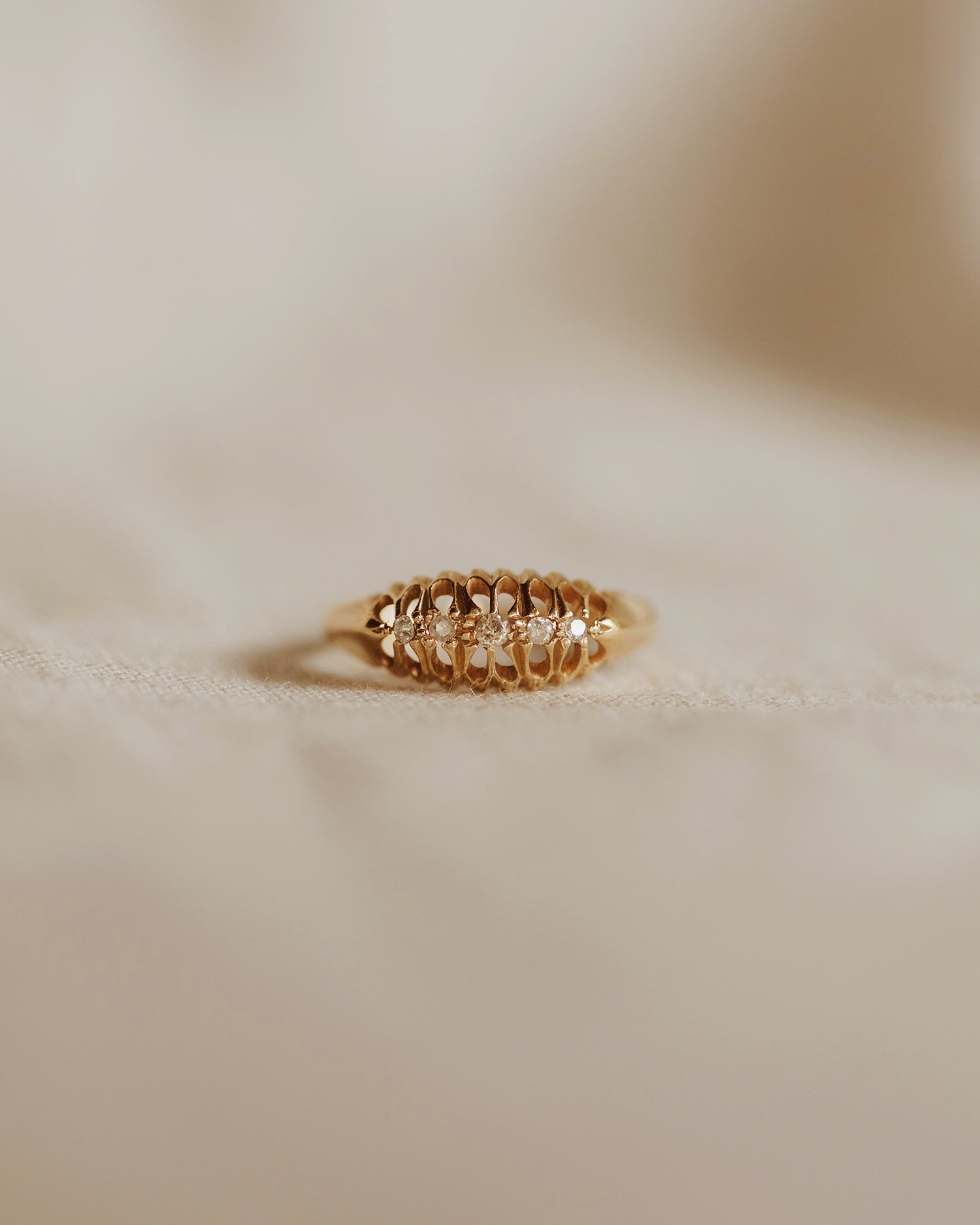 Image of Rowan 18ct Gold Diamond Ring
