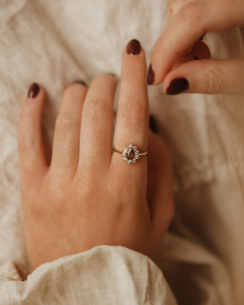 Dorothy 9ct Gold Smoky Quartz Ring