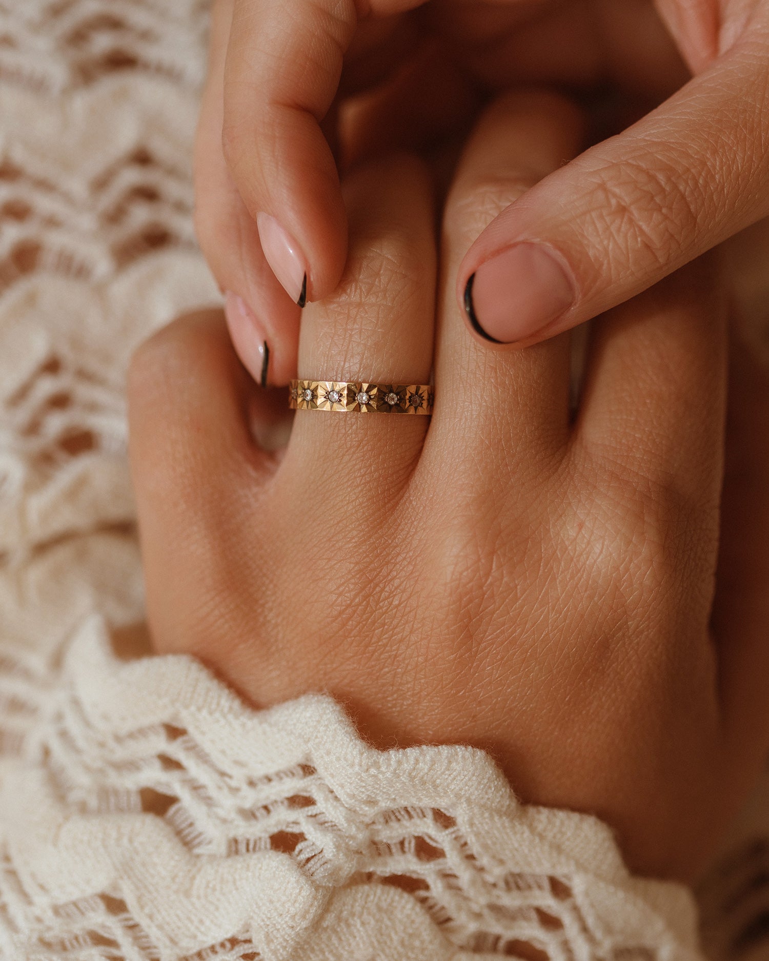 Image of Maya 9ct Gold Eternity Ring
