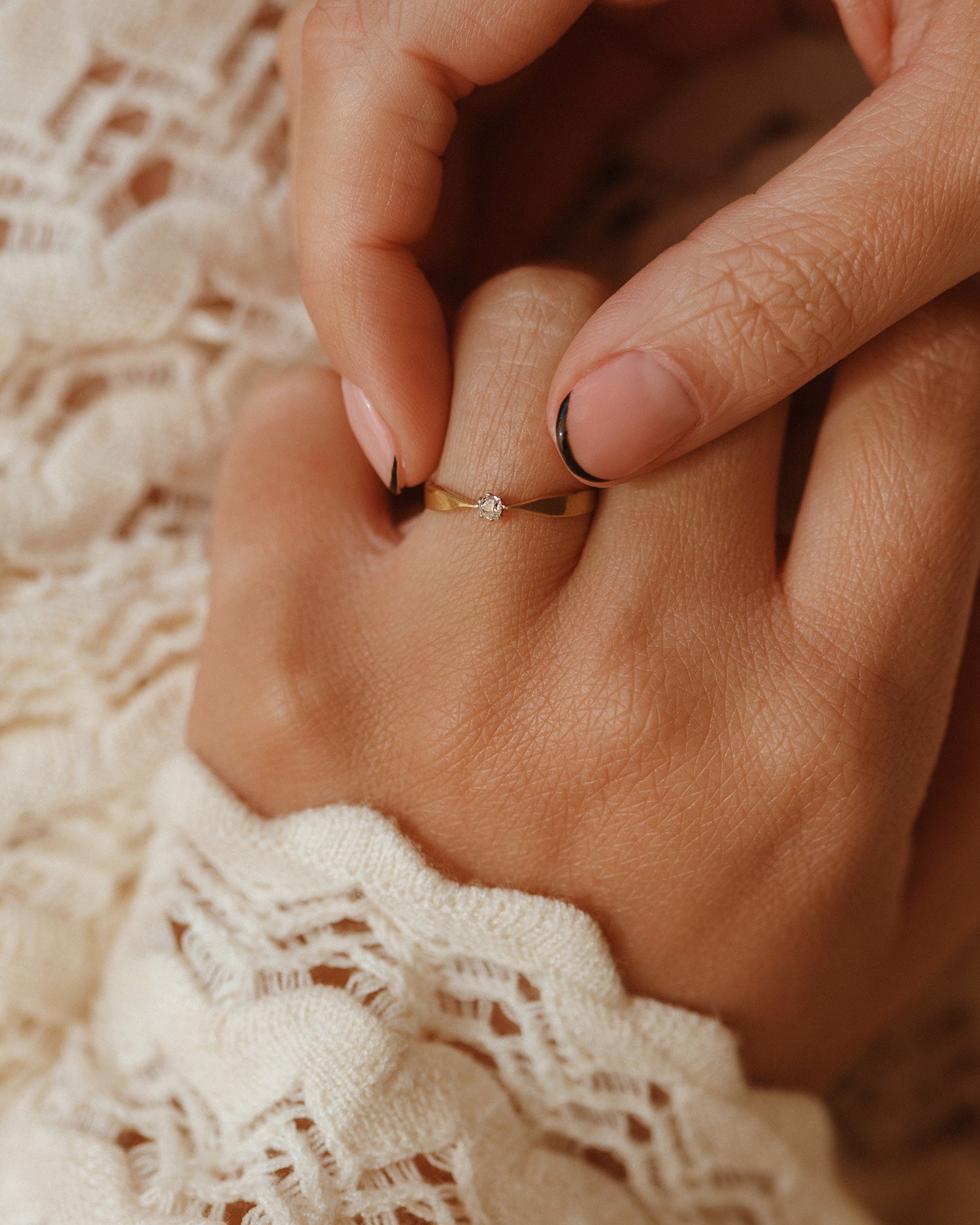 Image of Sylvia 18ct Gold Diamond Ring