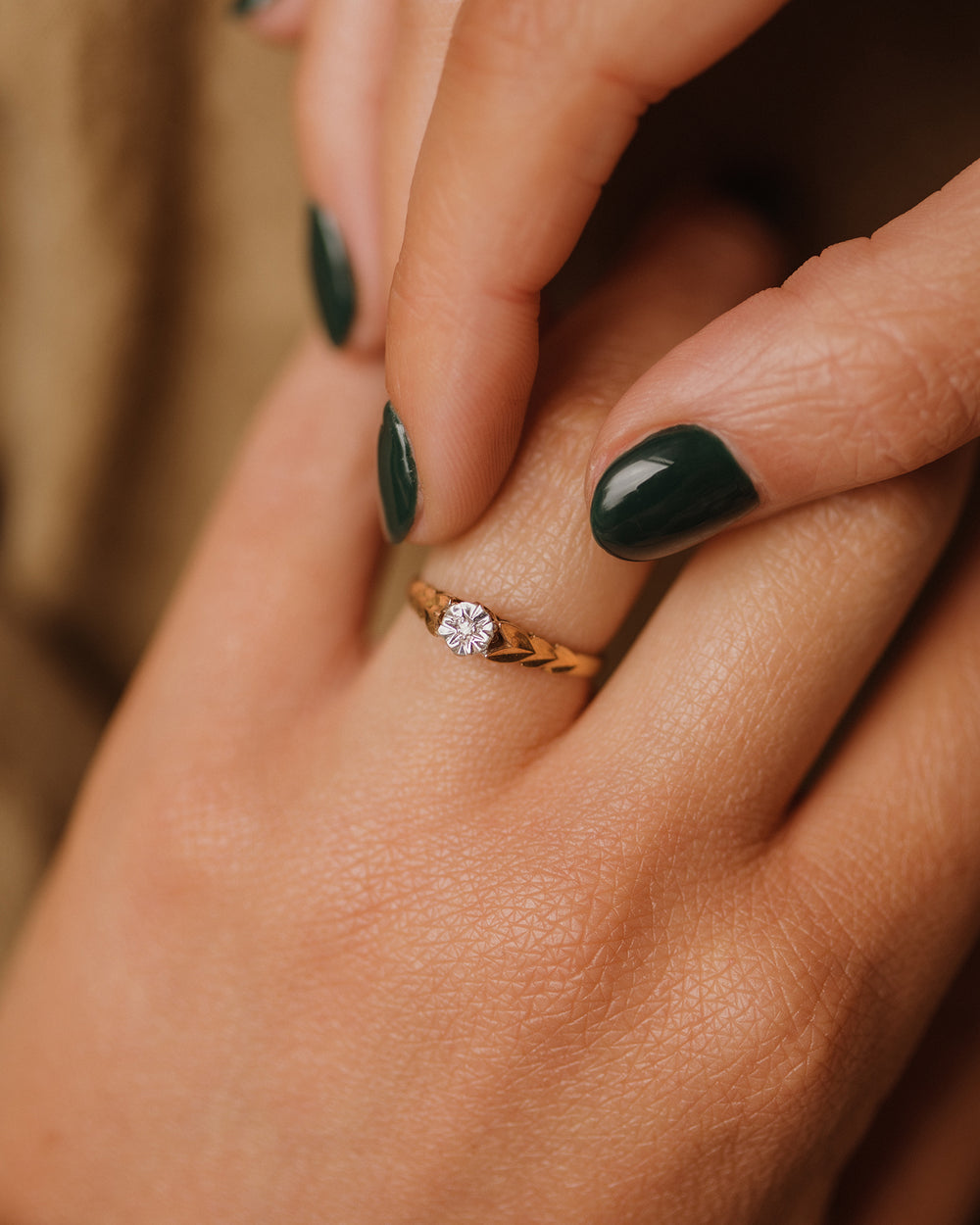 Lucie 1986 9ct Gold Diamond Ring