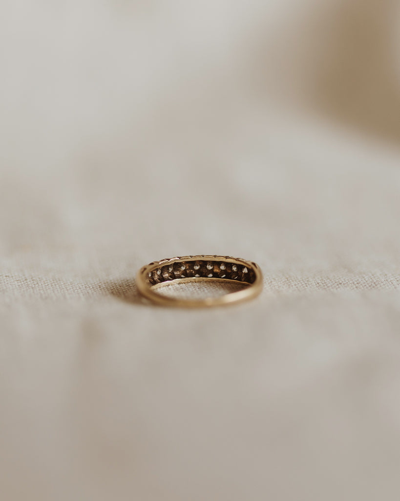 Dolores 9ct Gold Half Eternity Ring