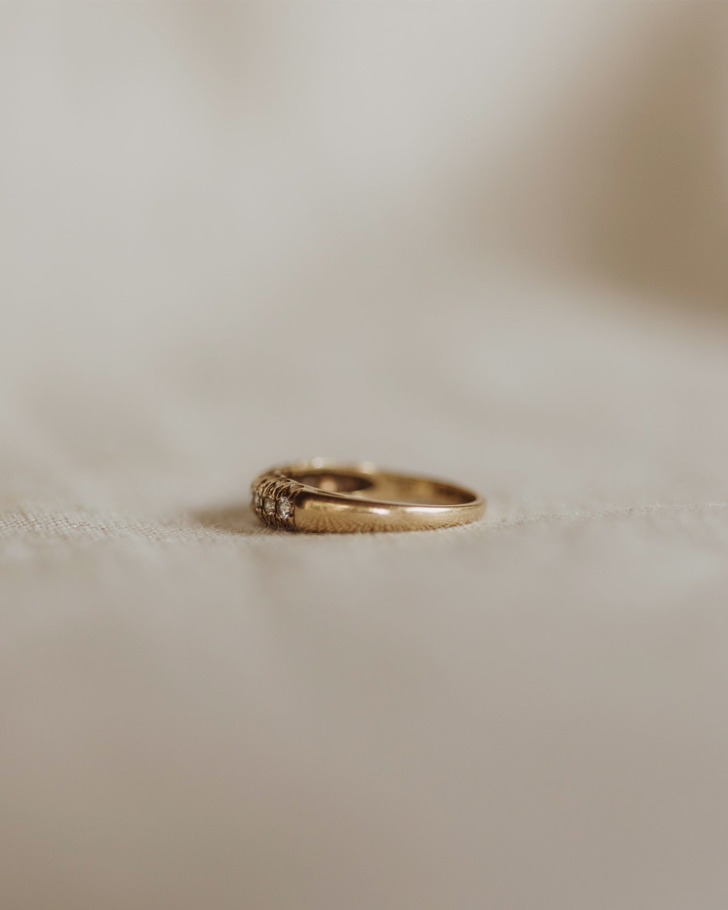 Dolores 9ct Gold Half Eternity Ring