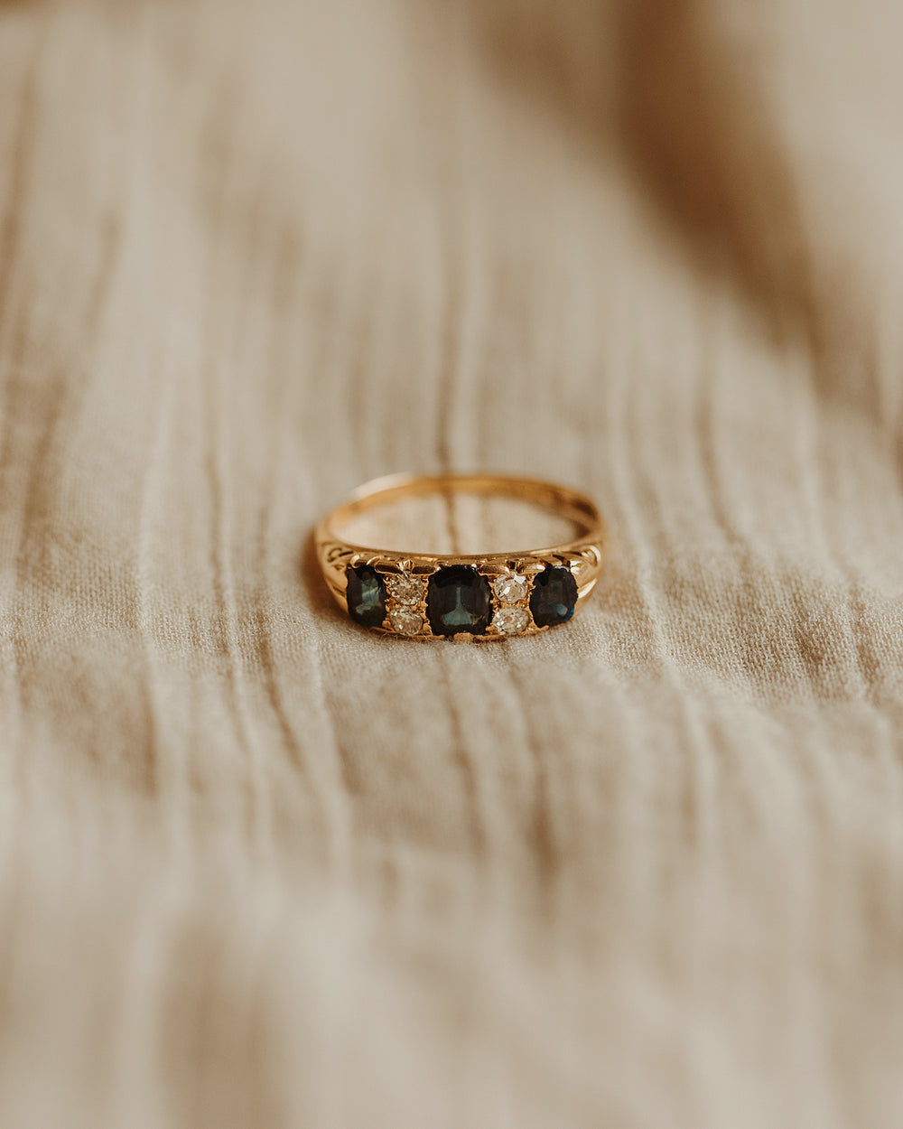 Martha 18ct Gold Sapphire & Diamond Ring