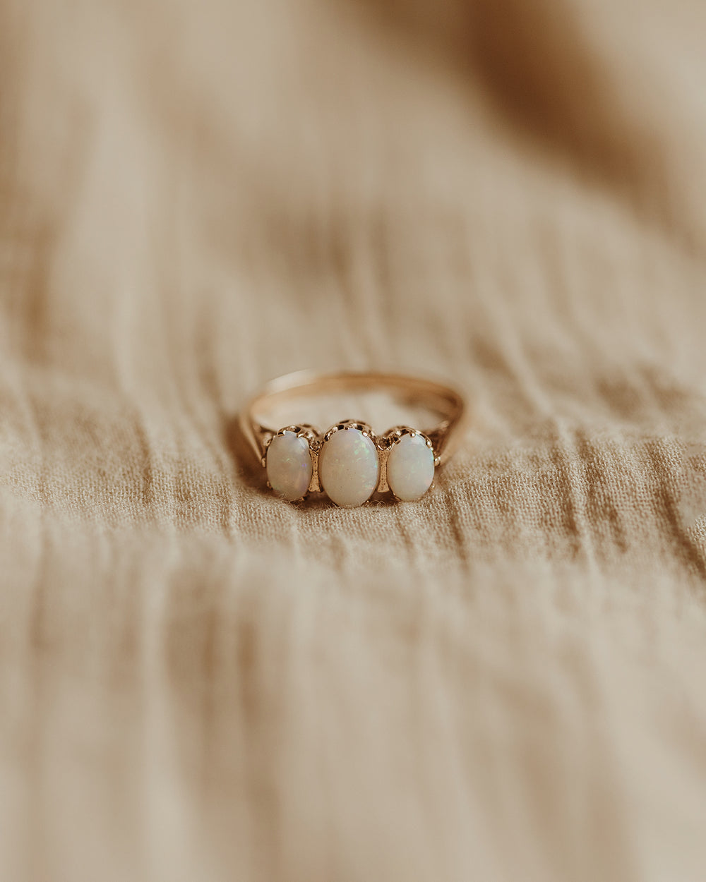 Vera 9ct Gold Opal Ring